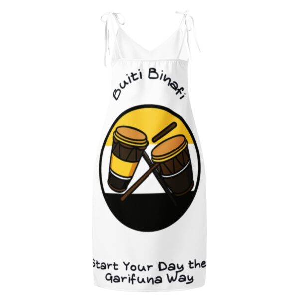 Tie-strap midi dress - Image 2