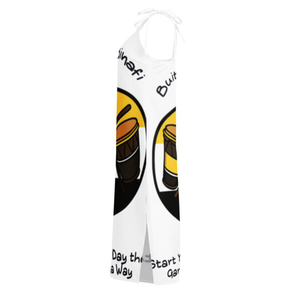 Tie-strap midi dress - Image 3