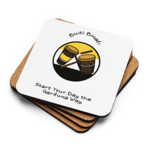 Cork-back coaster