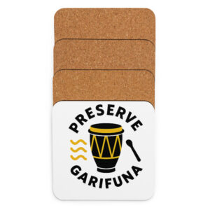 Cork-back coaster