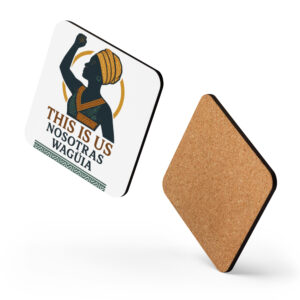 Cork-back coaster
