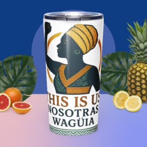 Tapered stainless steel tumbler