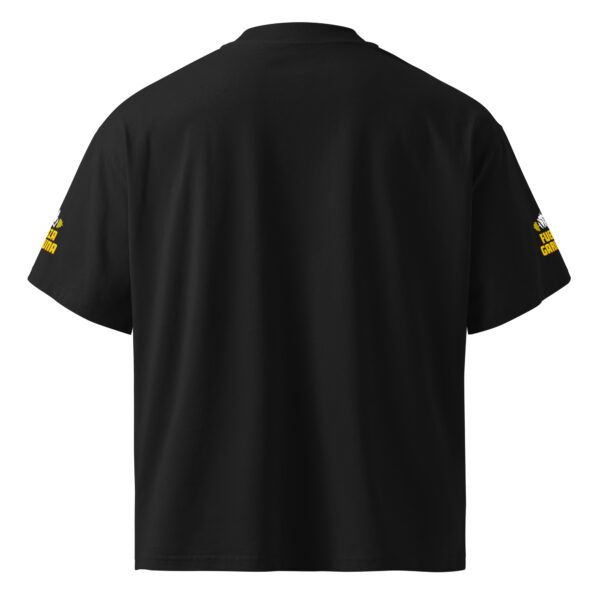 Unisex organic oversized high neck t-shirt - Image 2