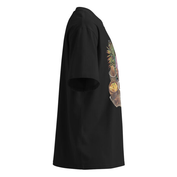Unisex organic oversized high neck t-shirt - Image 3