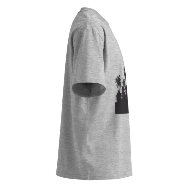 Unisex organic oversized high neck t-shirt - Image 3
