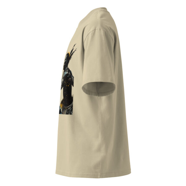 Unisex organic oversized high neck t-shirt - Image 4