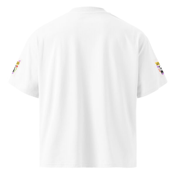 Unisex organic oversized high neck t-shirt - Image 2