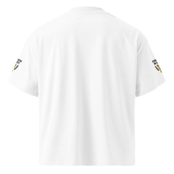 Unisex organic oversized high neck t-shirt - Image 3