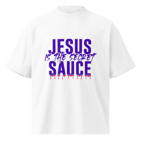 Unisex organic oversized high neck t-shirt