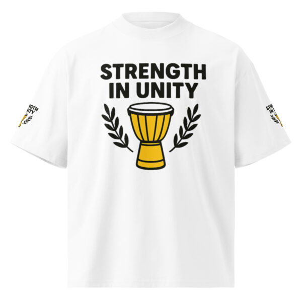 Unisex organic oversized high neck t-shirt - Image 2