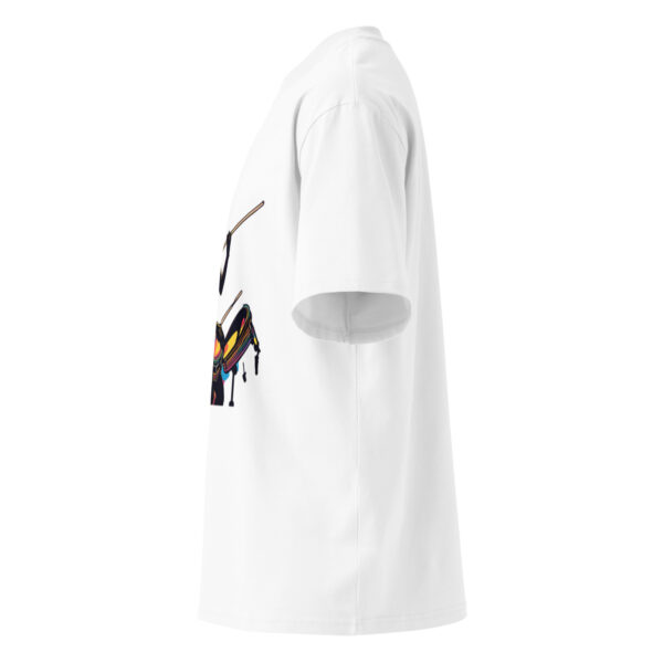 Unisex organic oversized high neck t-shirt - Image 4