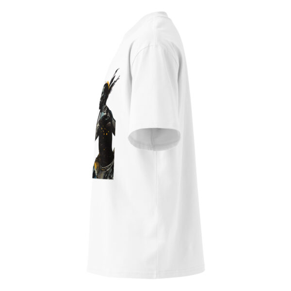 Unisex organic oversized high neck t-shirt - Image 8