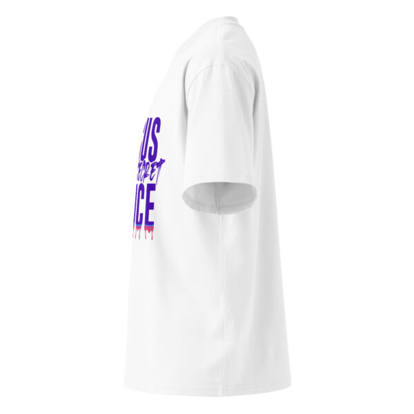 Unisex organic oversized high neck t-shirt - Image 4