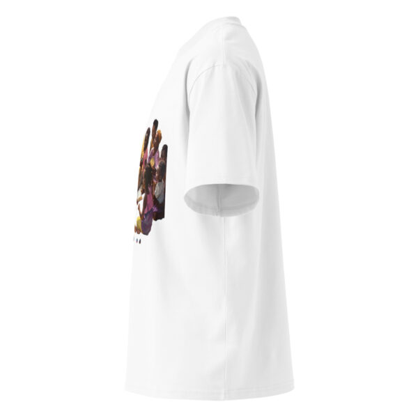 Unisex organic oversized high neck t-shirt - Image 4