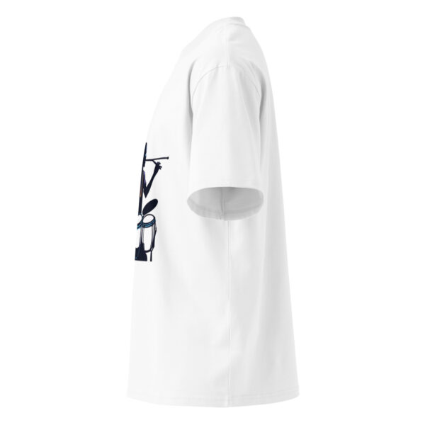 Unisex organic oversized high neck t-shirt - Image 4