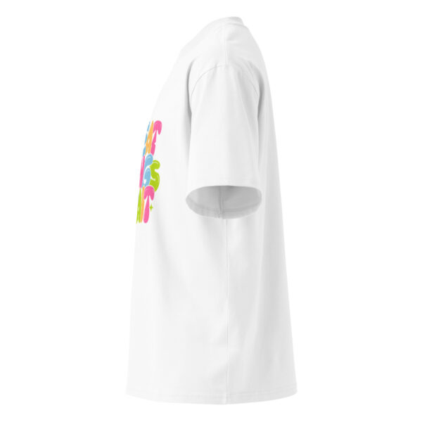 Unisex organic oversized high neck t-shirt - Image 4