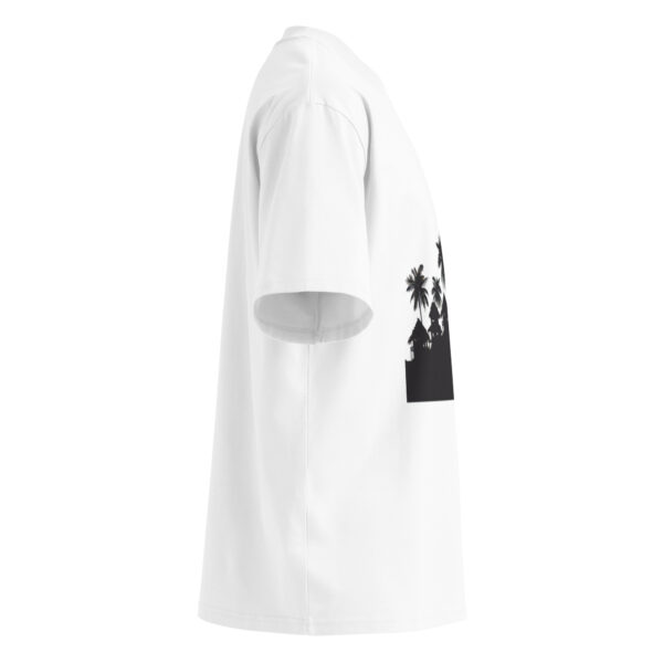 Unisex organic oversized high neck t-shirt - Image 7