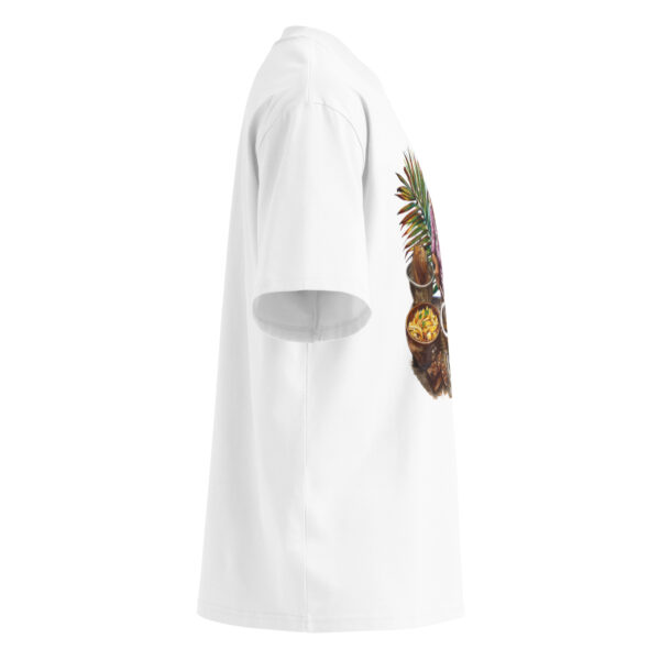 Unisex organic oversized high neck t-shirt - Image 7