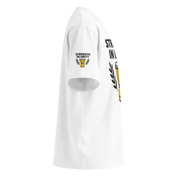 Unisex organic oversized high neck t-shirt