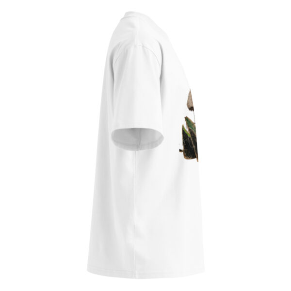 Unisex organic oversized high neck t-shirt - Image 3