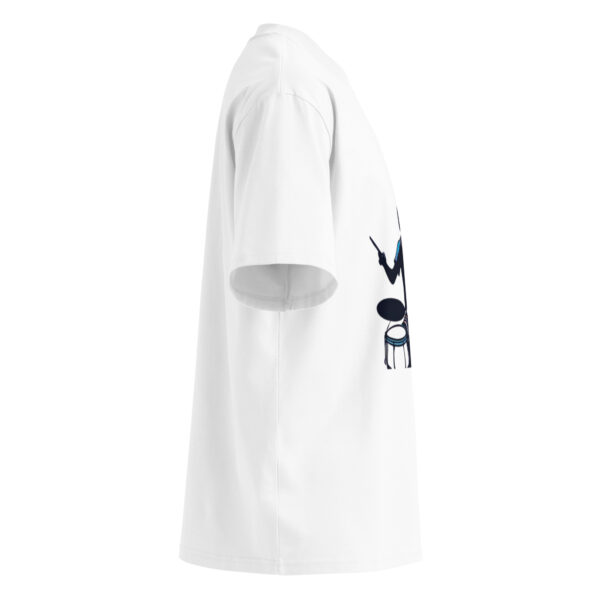 Unisex organic oversized high neck t-shirt - Image 3