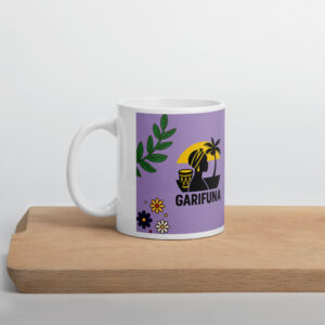 White glossy mug