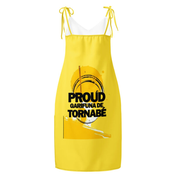 Tie-strap midi dress - Image 2