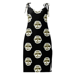 Tie-strap midi dress