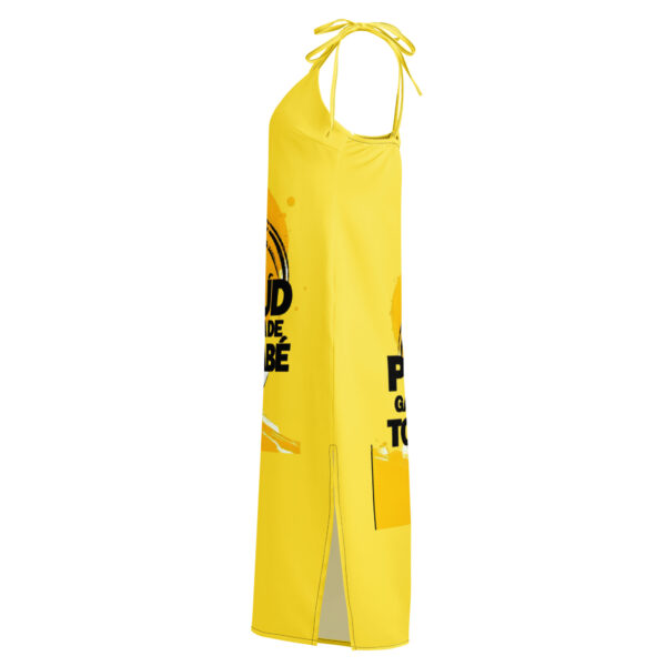 Tie-strap midi dress - Image 3