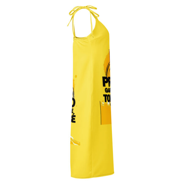 Tie-strap midi dress - Image 4