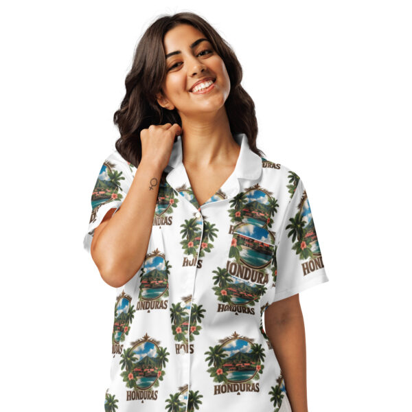 All-over print women’s short sleeve pajama top - Image 7