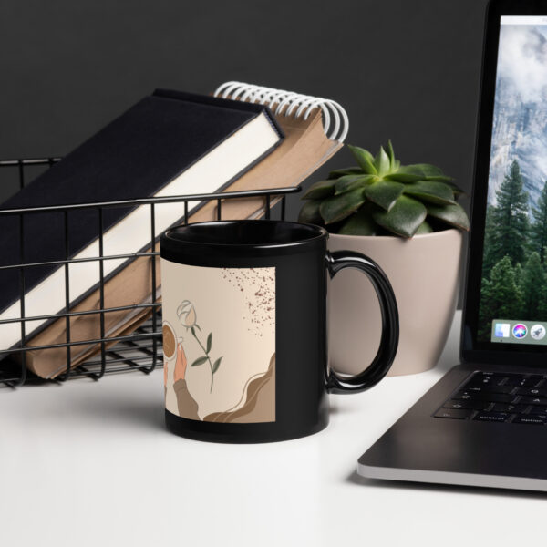 Black Glossy Mug - Image 2