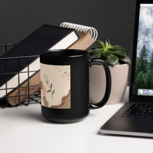 Black Glossy Mug