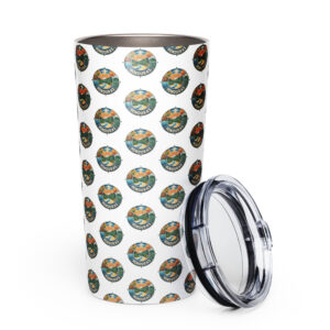 Tapered stainless steel tumbler