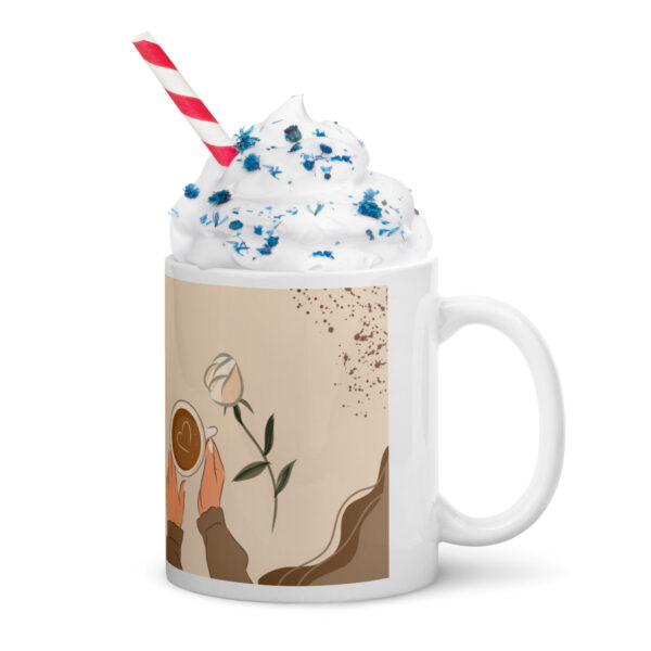 White glossy mug - Image 3
