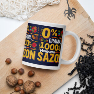 White glossy mug