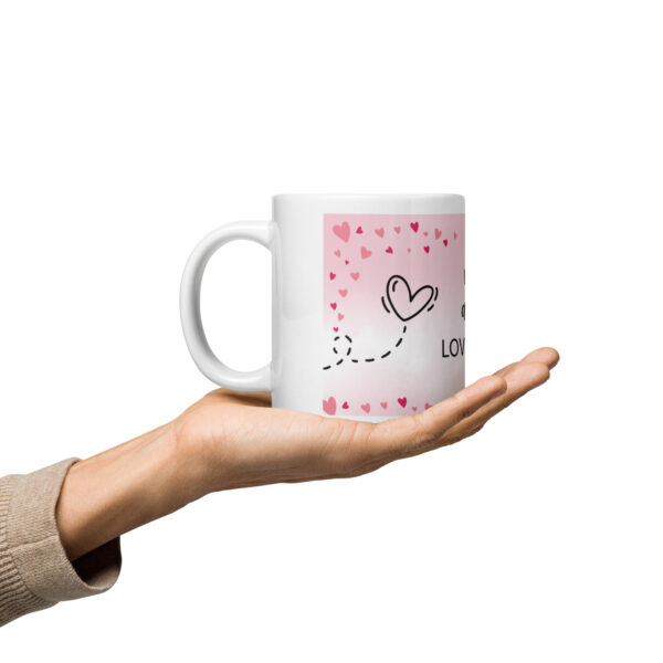 White glossy mug - Image 6