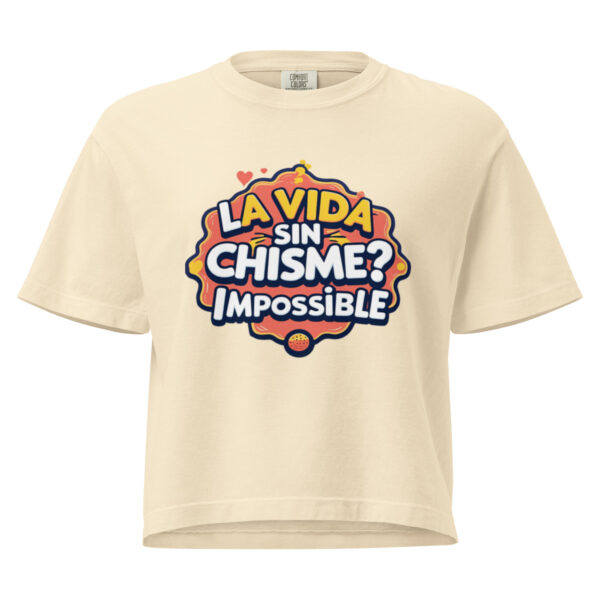 Women’s heavyweight boxy tee - Image 13