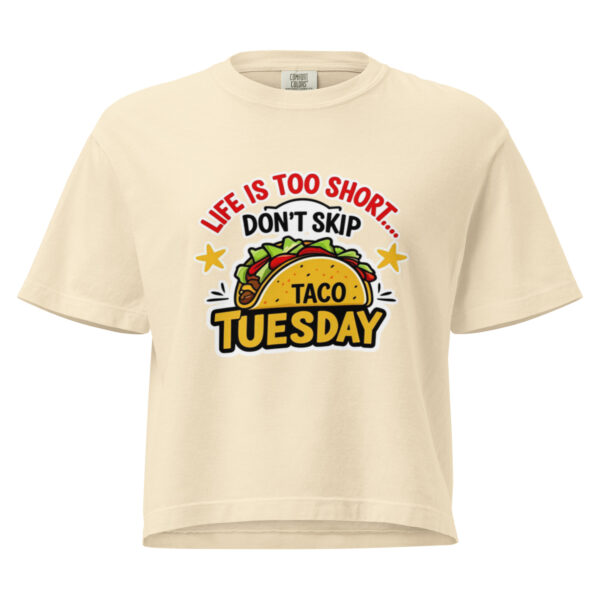Women’s heavyweight boxy tee - Image 13