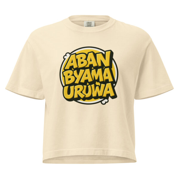 Women’s heavyweight boxy tee - Image 13