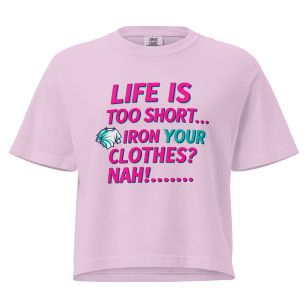 Women’s heavyweight boxy tee - Image 9