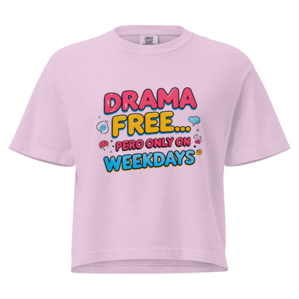 Women’s heavyweight boxy tee - Image 9