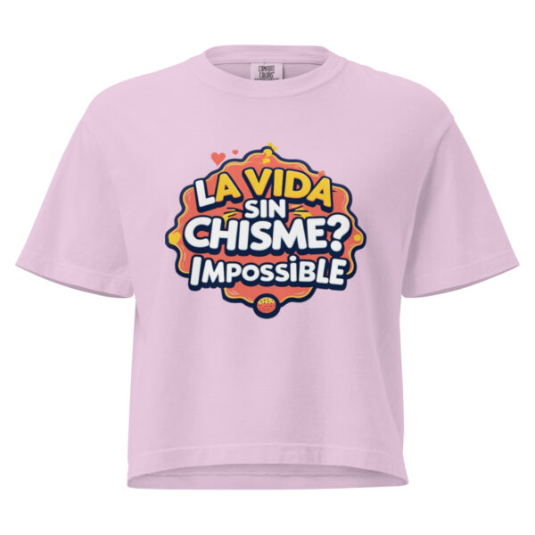 Women’s heavyweight boxy tee - Image 9