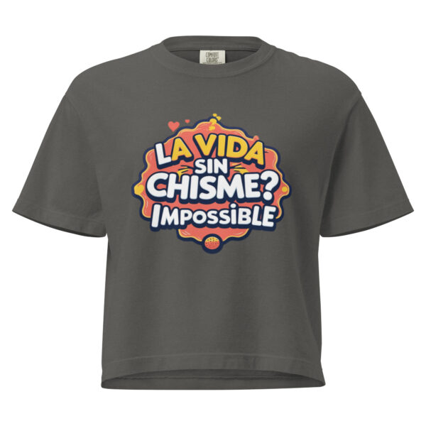 Women’s heavyweight boxy tee - Image 5