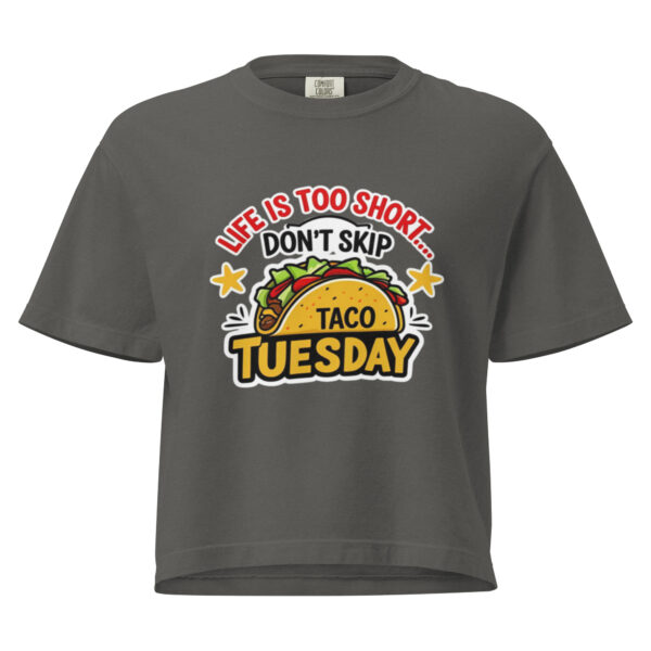 Women’s heavyweight boxy tee - Image 5