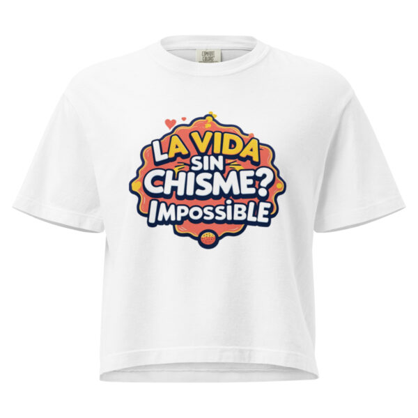 Women’s heavyweight boxy tee - Image 17