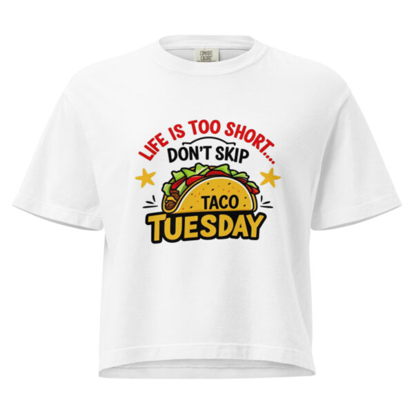 Women’s heavyweight boxy tee - Image 17