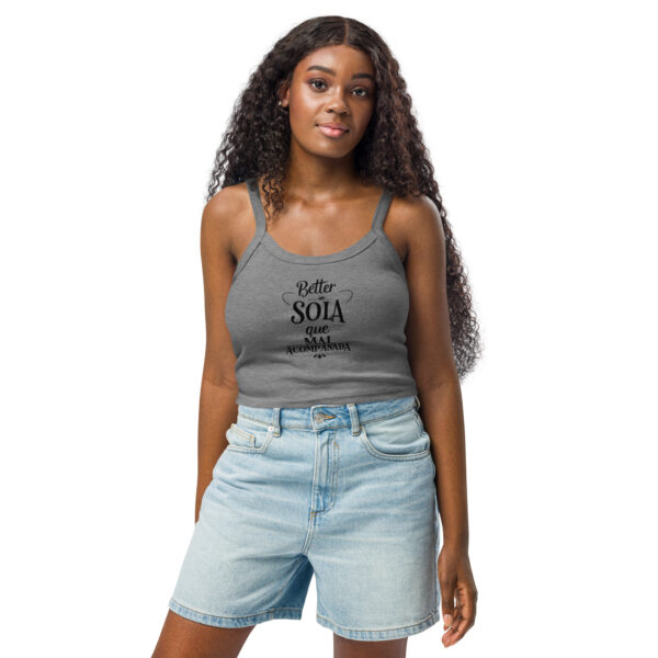 Women’s micro-rib tank top - Image 11