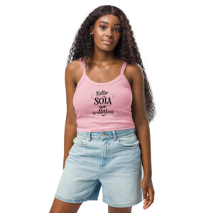 Women’s micro-rib tank top